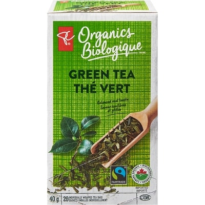 PC Organics Green Tea 20 ea, $0.25/1ea