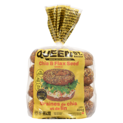 Queen St. Bakery Chia And Flax Seed  Superfood Bagels 464 g, $1.94/100g