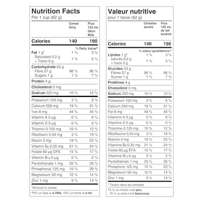 Fibre One Breakfast Cereal, Crunchy Original, High Fibre and Whole Grains