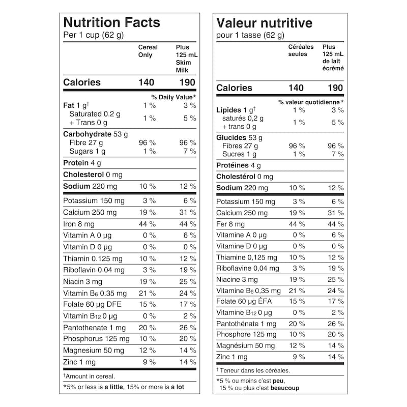 Fibre One Breakfast Cereal, Crunchy Original, High Fibre and Whole Grains