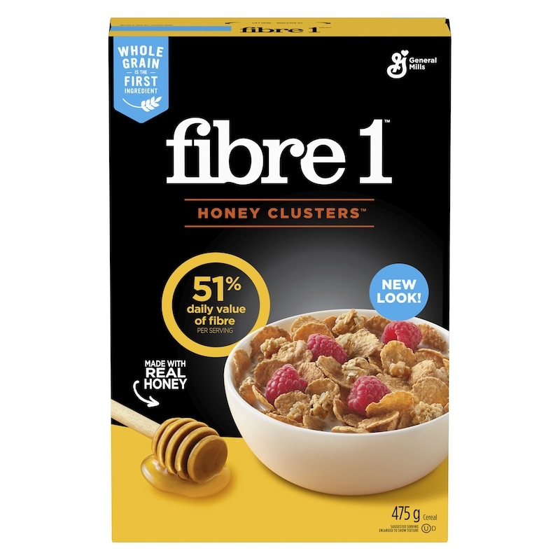 Fibre One Breakfast Cereal, Honey Clusters, High Fibre and Whole Grains