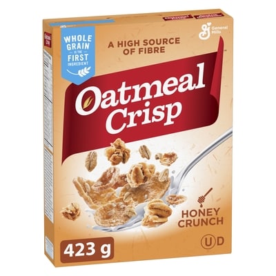 General Mills Oatmeal Crisp Breakfast Cereal, Honey Crunch 423 g, $1.18/100g