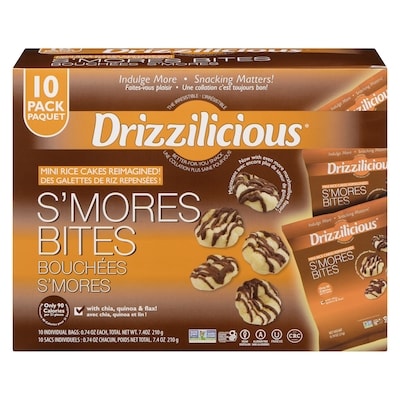 Drizzilicious Bouchées S’mores 210 g, 6,66 $/100g