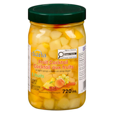Diana In Light Syrup Fruit Cocktail 796 ml, $0.73/100ml