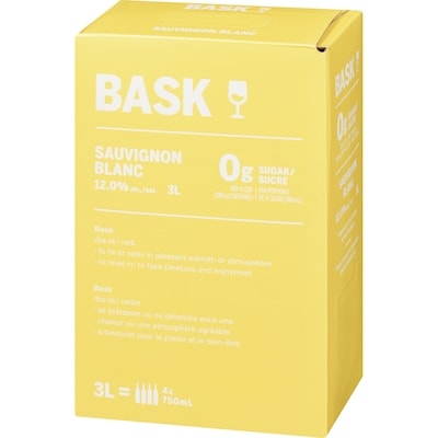 Sauvignon blanc, 3000 ml (Pièce d’identité requise au moment du ramassage)