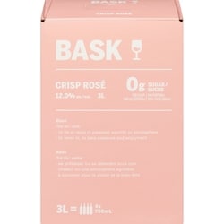 BASK Rosé, 3000 ml (Pièce d’identité requise au moment du ramassage) 3 l, 1,46 $/100ml