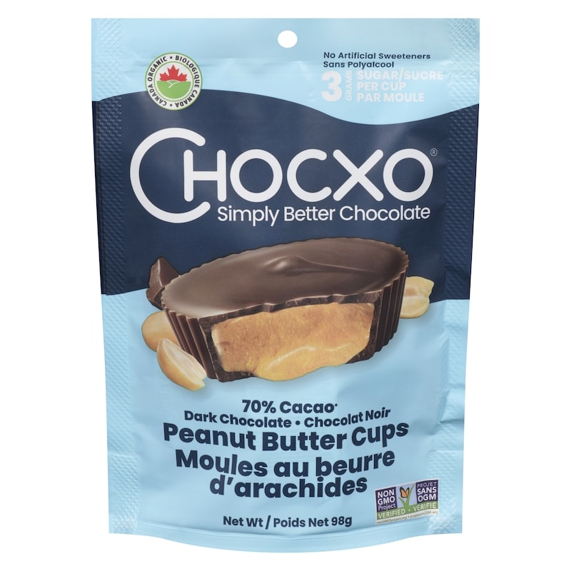 ChocXO Dark Chocolate Peanut Butter Cups - 98 g | No Frills