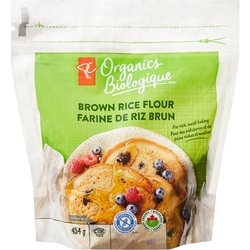 PC Organics Brown Rice Flour 454 g, $0.99/100g