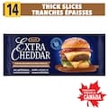 Tranches de cheddar extra