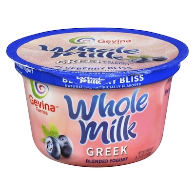Gevina Blueberry Bliss Greek Blended Yogurt 150 g, $1.86/100g