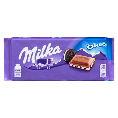 Milka Oreo Chocolate Milk 100 g, $3.49/100g