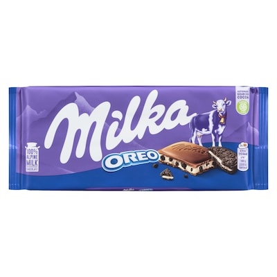 Milka Oreo Chocolate Milk 100 g, $2.99/100g