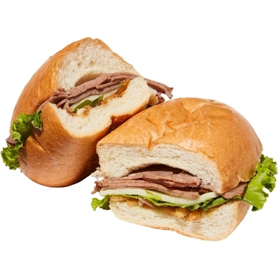 null Roast Beef Sandwich 218 g, $2.98/100g