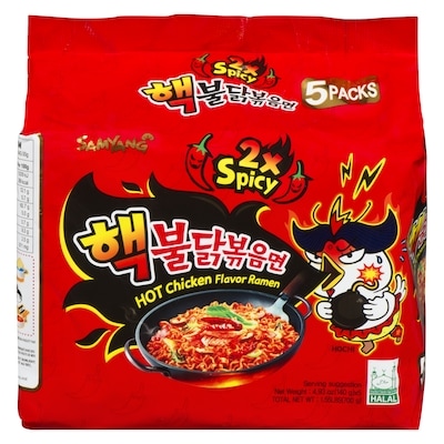 null 2X Spicy Hot Chicken Flavor Ramen 700 g, $1.28/100g