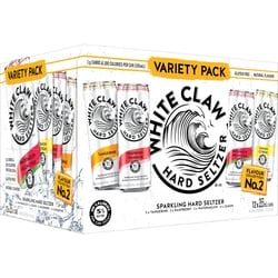 WHITE CLAW Sparkling Hard Seltzer Variety Pack, 12 Cans (ID required at pick-up) 12x355.0 ml, $0.75/100ml