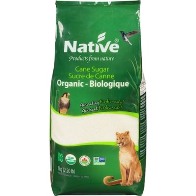 Native Sucre de canne biologique 1 kg, 0,60 $/100g