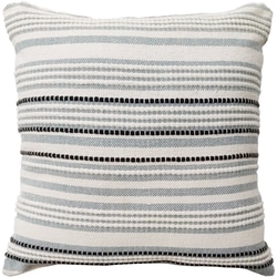 Boho Thin Stripe Cushion Cover, 18 in x 18 in