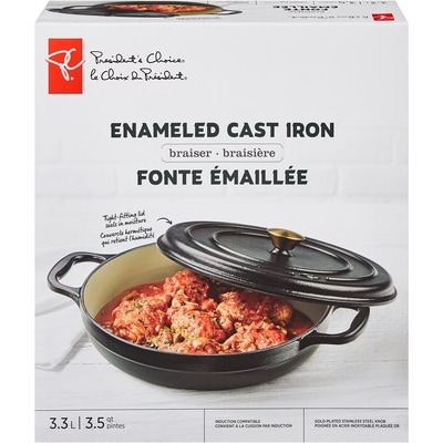 le Choix du Président Braisière en fonte émaillée 1 ea, 86,00 $/1ch