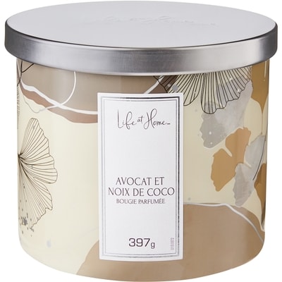 Life at Home Bougie parfumée – Avocat et noix de coco 1 ea, 16,00 $/1ch