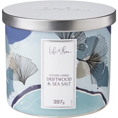 Life at Home Scented Candle Driftwood & Sea Salt 1 ea, $16.00/1ea