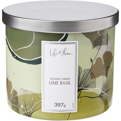 Life at Home Scented Candle Lime Basil 1 ea, $16.00/1ea