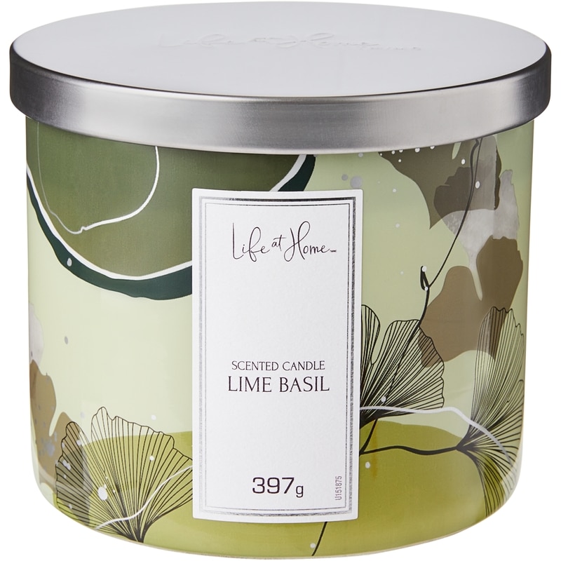 Scented Candle Lime Basil