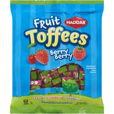 Haddar Fruit Toffees Berry Berry 680 g, $1.62/100g