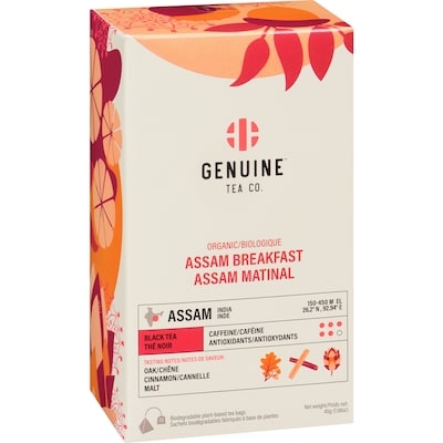 Thé Noir Assam Matinal Biologique