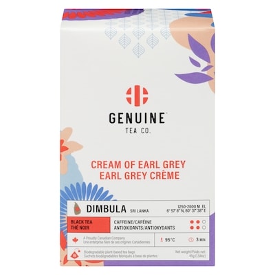 Genuine Tea Black Tea Cream Of Earl Grey 1 ea, $9.99/1ea