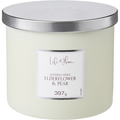 Life at Home Scented Candle Elderflower & Pear 1 ea, $16.00/1ea