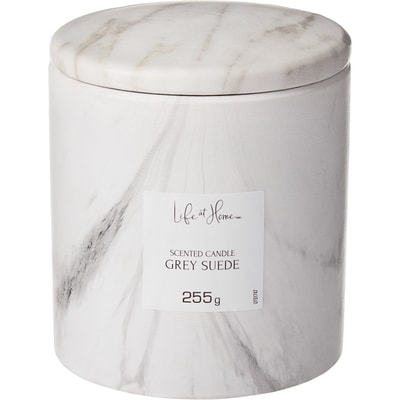 Life at Home Scented Candle Grey Suede 1 ea, $7.50/1ea