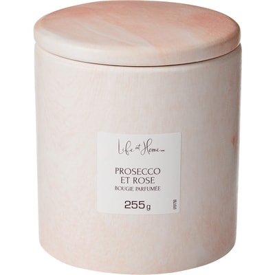 Life at Home Bougie parfumée – Rose Prosecco 1 ea, 10,00 $/1ch