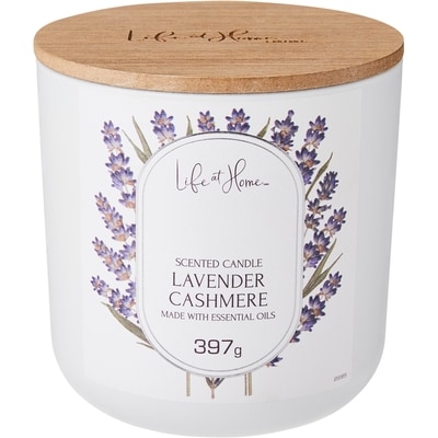 Life at Home Scented Candle Lavender Cashmere 1 ea, $12.00/1ea
