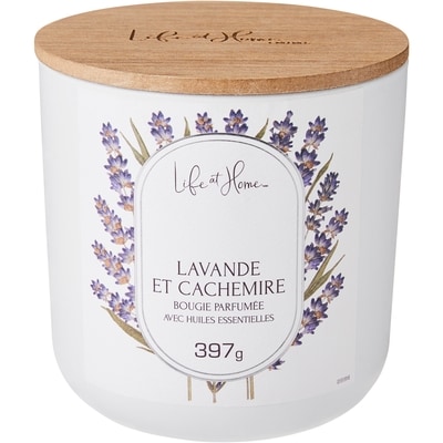 Life at Home Bougie parfumée – Cachemire lavande 1 ea, 12,00 $/1ch
