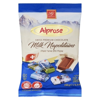 Alprose Milk Napolitains Milk Chocolate 150 g, $6.66/100g