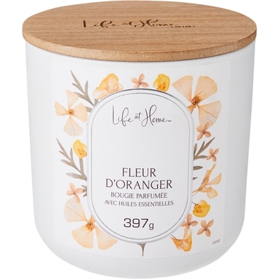 Life at Home Bougie parfumée – Fleur d’oranger 1 ea, 16,00 $/1ch