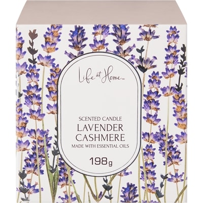 Life at Home Scented Candle Lavender Cashmere 1 ea, $10.00/1ea