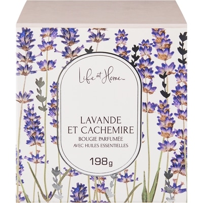 Life at Home Bougie parfumée – Cachemire lavande 1 ea, 10,00 $/1ch