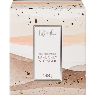 Life at Home Scented Candle Earl Grey & Ginger 1 ea, $10.00/1ea