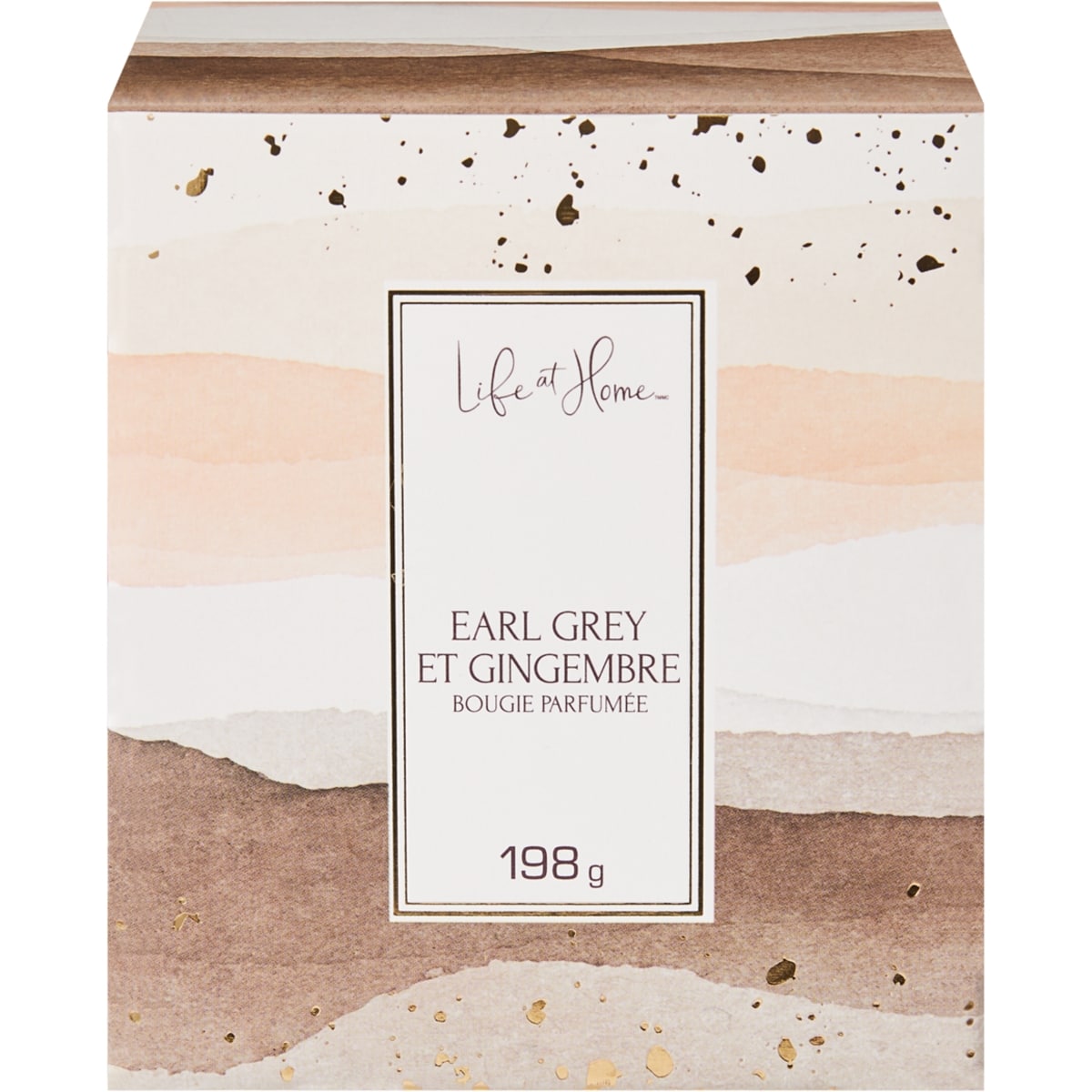 Life at Home Bougie parfumée – Earl Grey et gingembre 1 ea, 7,50 $/1ch