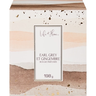 Life at Home Bougie parfumée – Earl Grey et gingembre 1 ea, 10,00 $/1ch