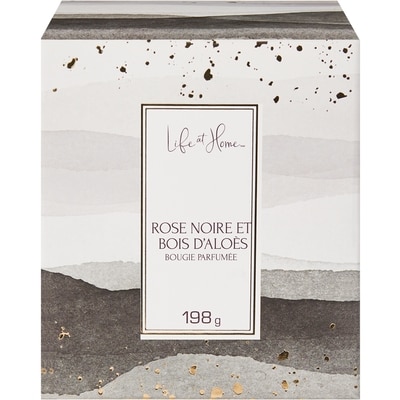 Life at Home Bougie parfumée – Rose Noir et Oud 1 ea, 10,00 $/1ch