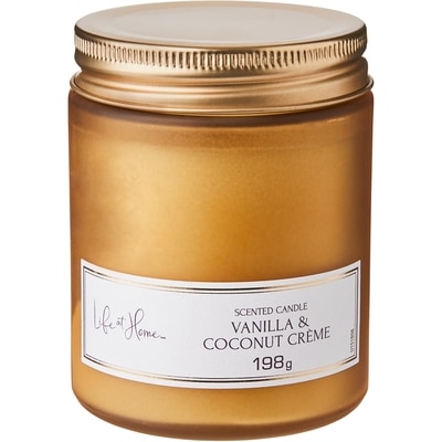 Life at Home Scented Candle Vanilla & Coconut Crème 1 ea, $7.50/1ea