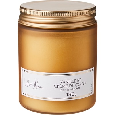 Life at Home Bougie parfumée – Crème vanille et noix de coco 1 ea, 7,50 $/1ch
