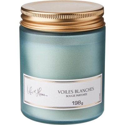 Life at Home Bougie parfumée – Voiles blanches 1 ea, 7,50 $/1ch