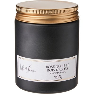 Life at Home Bougie parfumée – Rose Noir et Oud 1 ea, 7,50 $/1ch