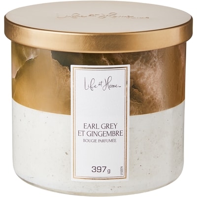 Life at Home Bougie parfumée – Earl Grey et gingembre 1 ea, 12,00 $/1ch