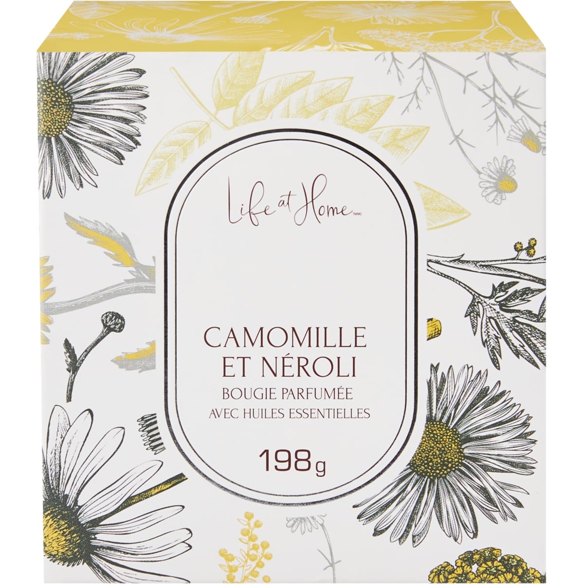 Life at Home Bougie parfumée – Camomille et néroli 1 ea, 5,37 $/1ch