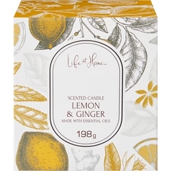 Life at Home Scented Candle Lemon & Ginger 1 ea, $5.97/1ea