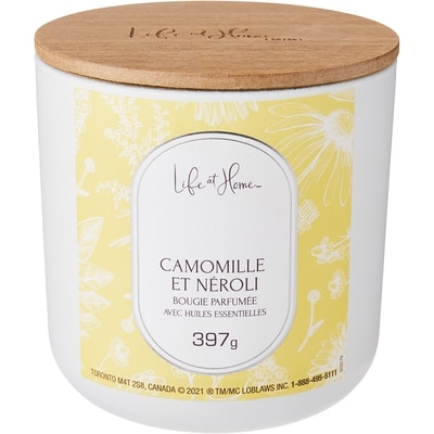 Life at Home Bougie parfumée – Camomille et néroli 1 ea, 16,00 $/1ch